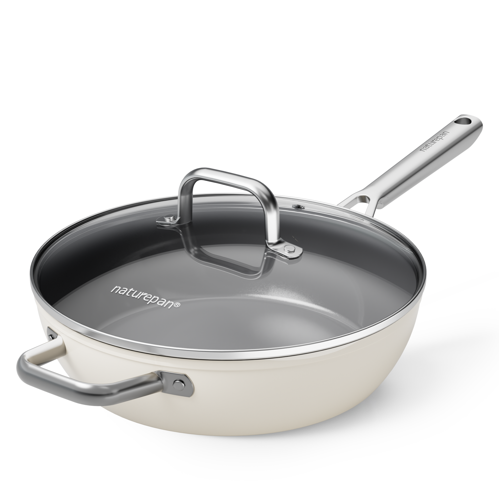 Diamond-Titanium Antihaft-Bratschüssel mit Deckel Produktbild